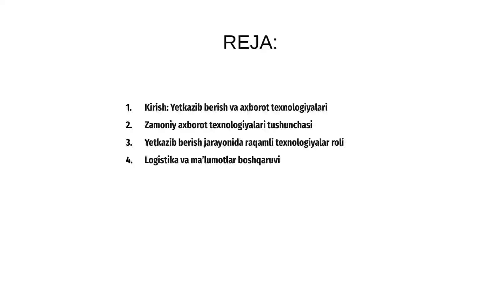 Yetkazib berishning zamonaniy axborot texnologiyalari bilan boshqarishi 2