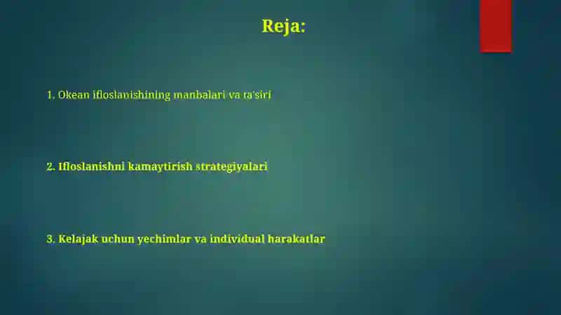 Okeanniifloslanishinikamaytirish 2