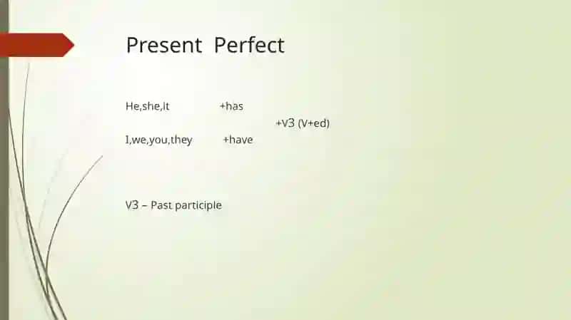 Present Perfect 2