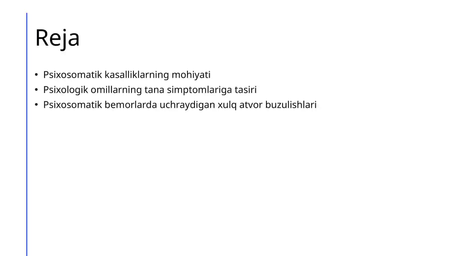 Psixosomatik kasalliklar bilan kasallangan bemorlarning xulq - atvor buzilishlari 2