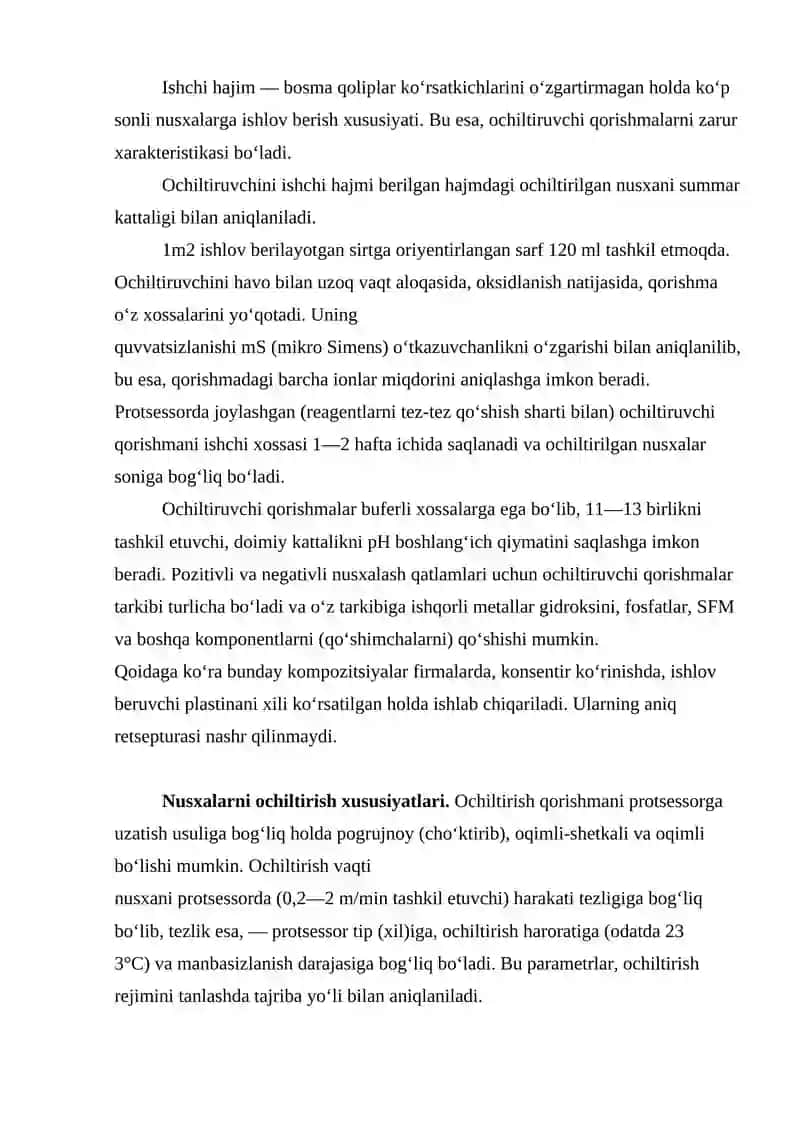 NUSXA OLISH VA BOSMA QOLIP TAYYORLASH 2