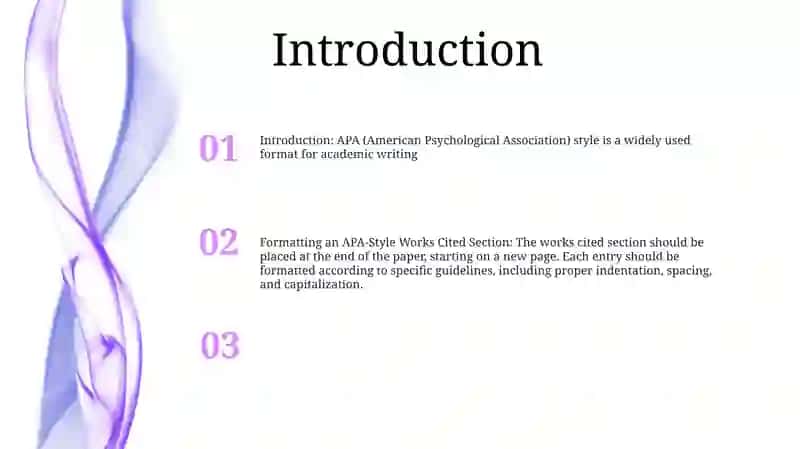Apa-Style Works Cited Section Formatting 2