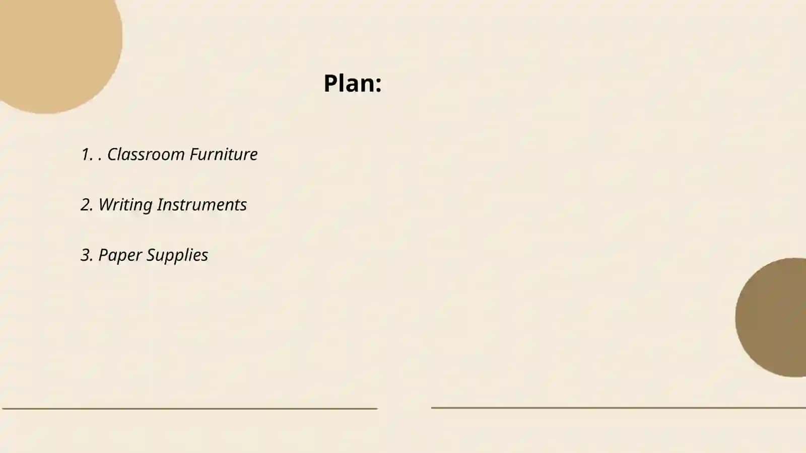 Objects in the classroom and in the house 2