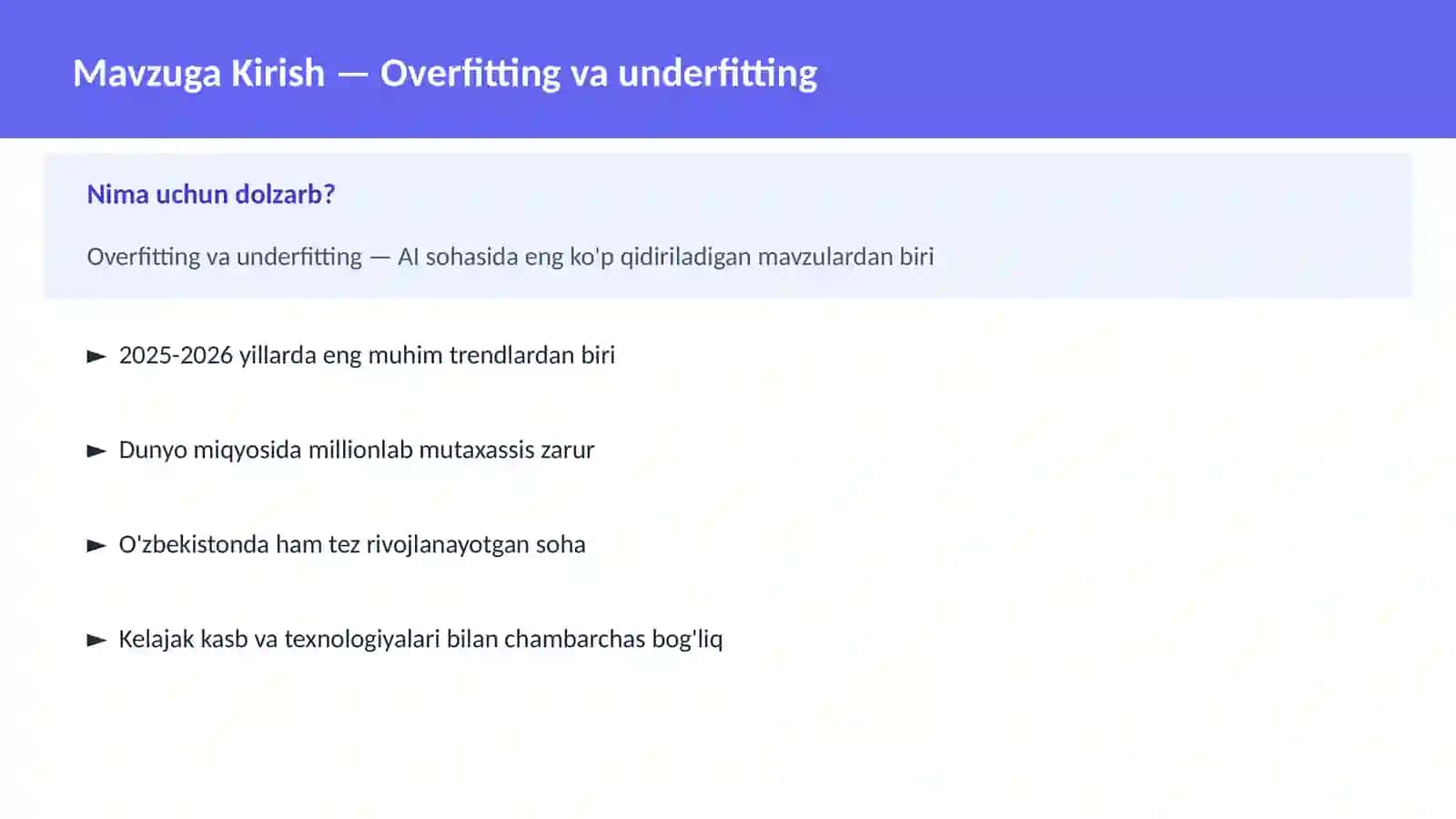 Overfitting va underfitting 2