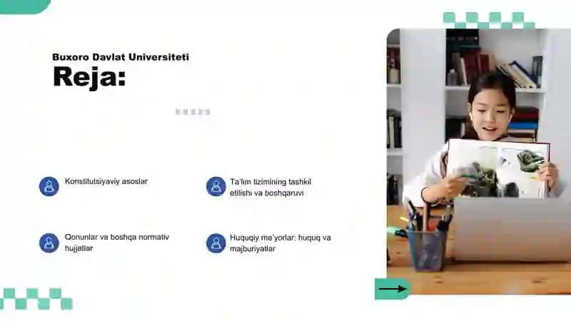 Ta'lim tizimining huquqiy-meyoriy asoslari 2
