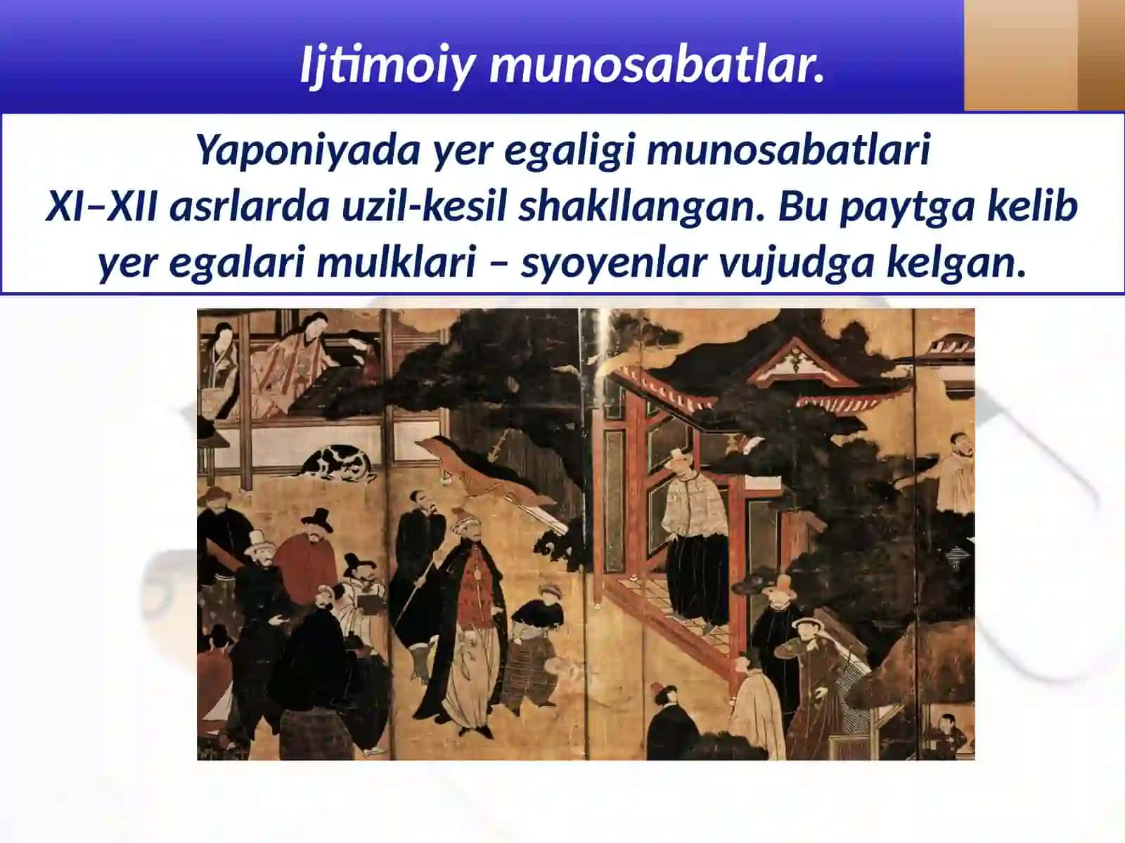 7-sinf Jahon  tarixi  darsligi asosida 39-mavzu. Yaponiya 2