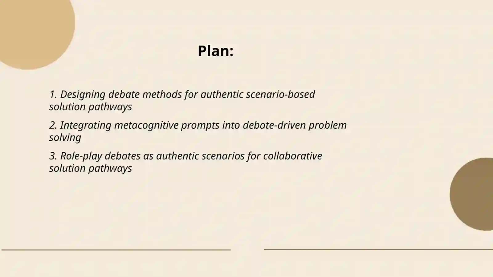 Debate Method in Authentic Scenarios 2