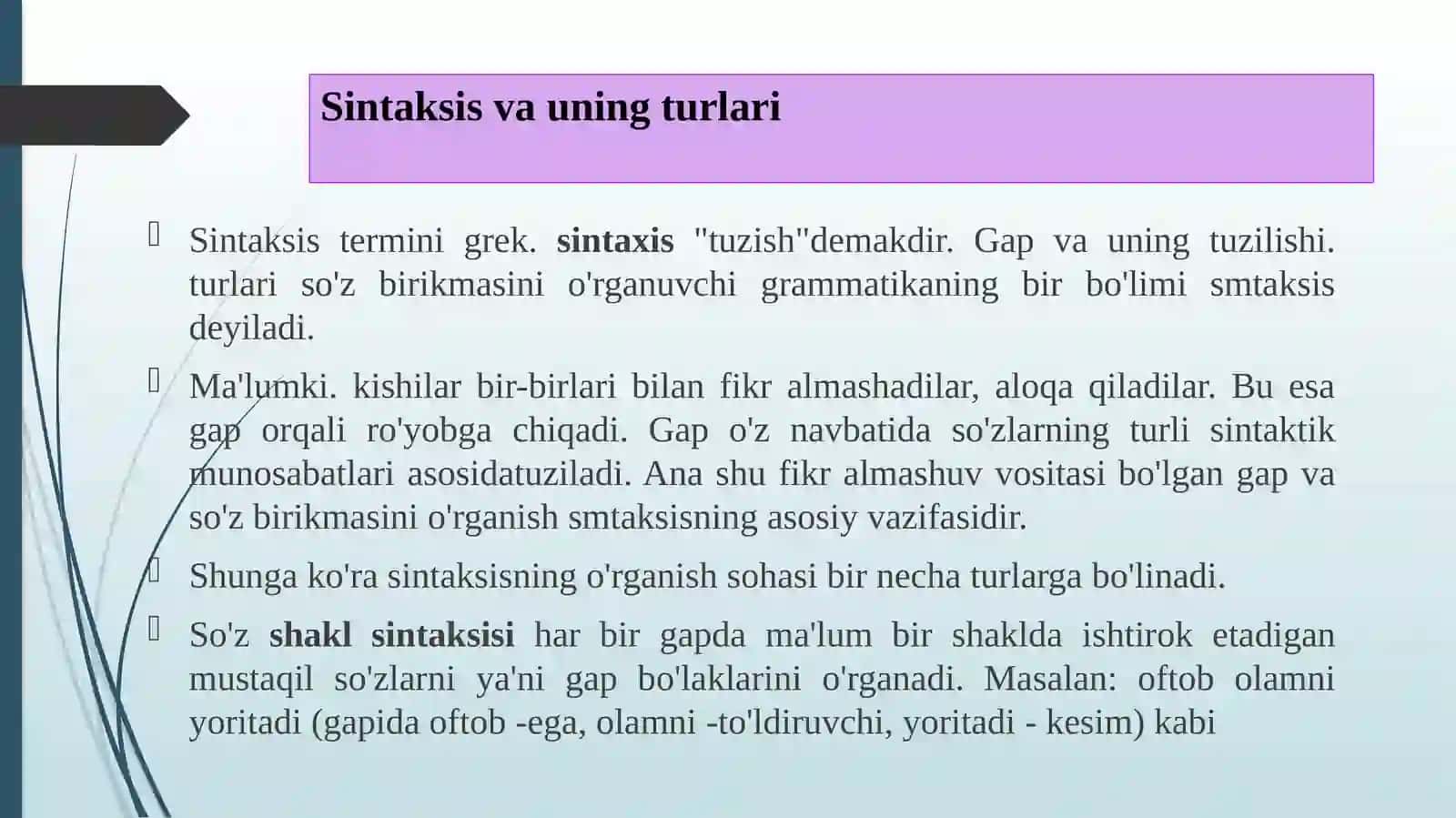 Sintaksisning uslubiy birliklari 2