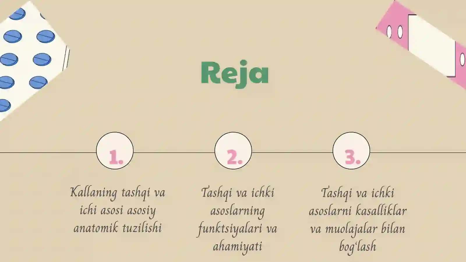 Kallaning tashqi va ichi asosi koz kosa qismi 2