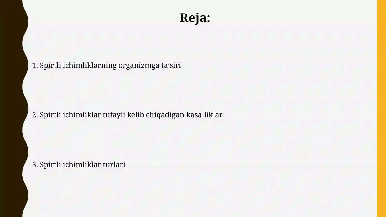 Spirtli ichimliklarning organizmga taʼsiri va kelibchiqadigankasalliklar 2