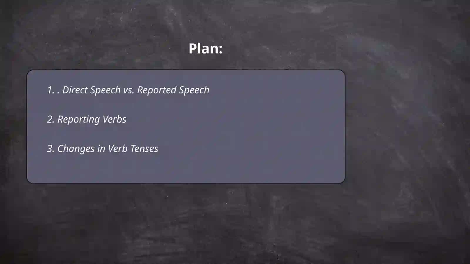 Reported speech 2