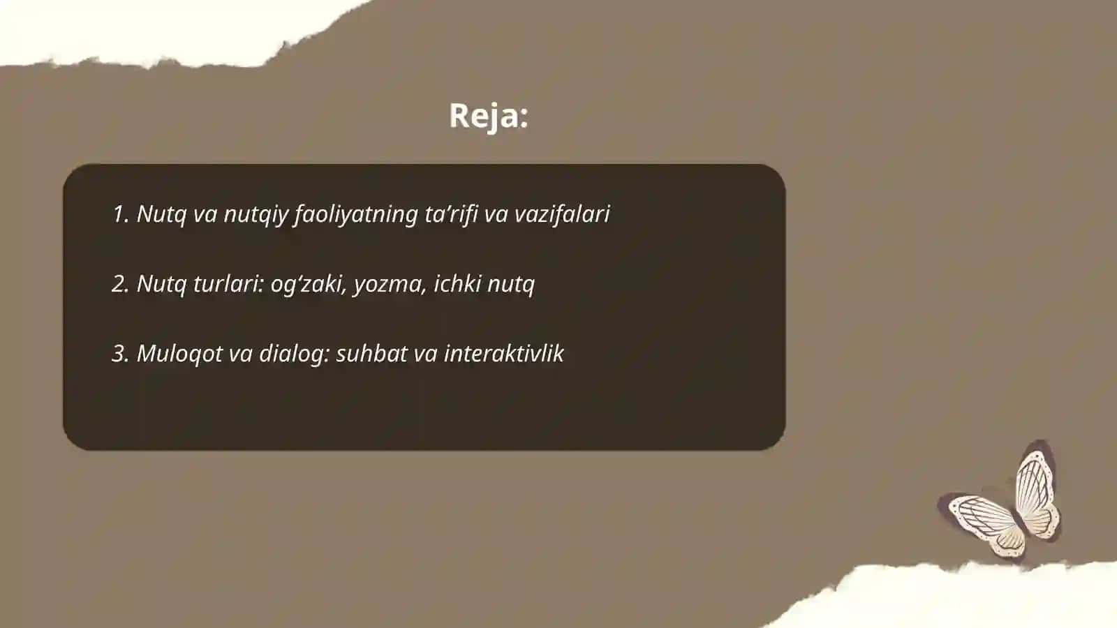 Nutq va nutqiy faoliyat 2