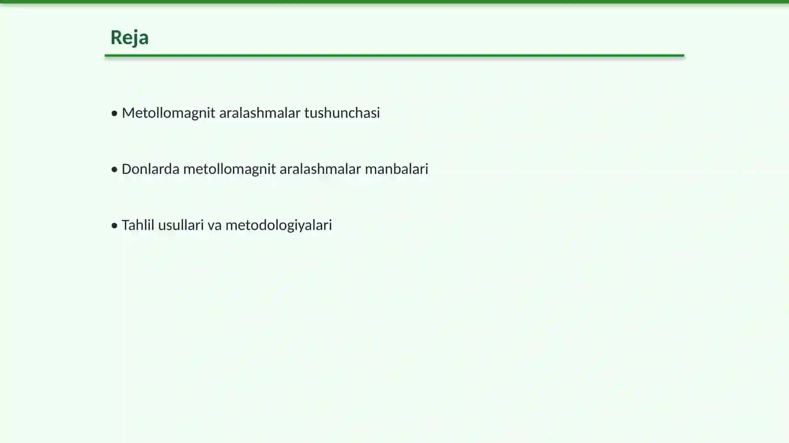 Metollomagnit aralashmalar tushunchasi 2