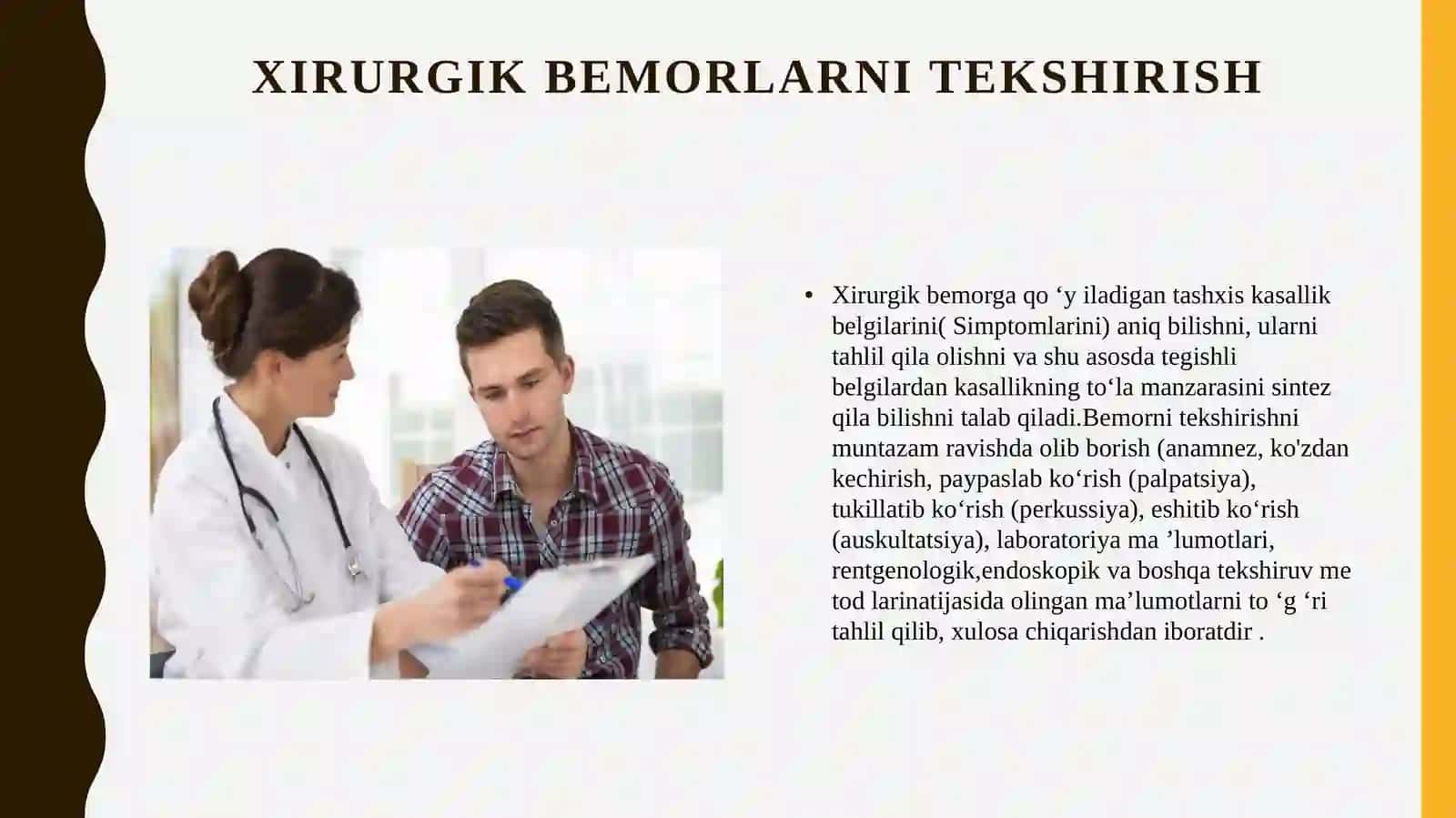 Xirurgik Bemorlarni Tekshirish 2