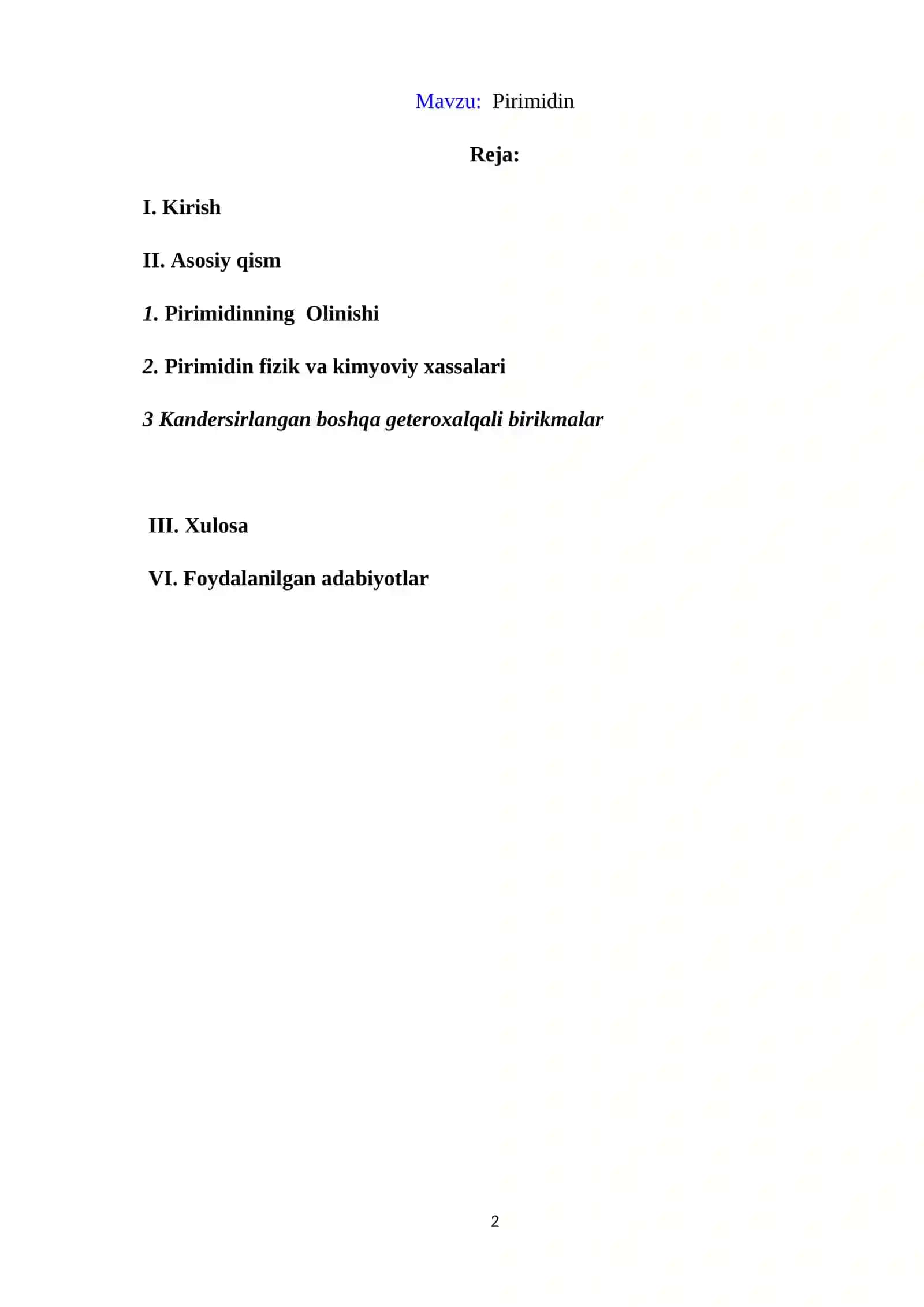 Pirimidin 2