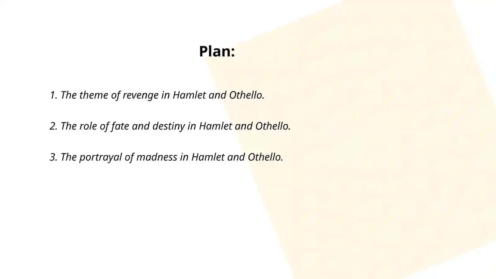 Hamlet and Othello by William Shakespeare 2