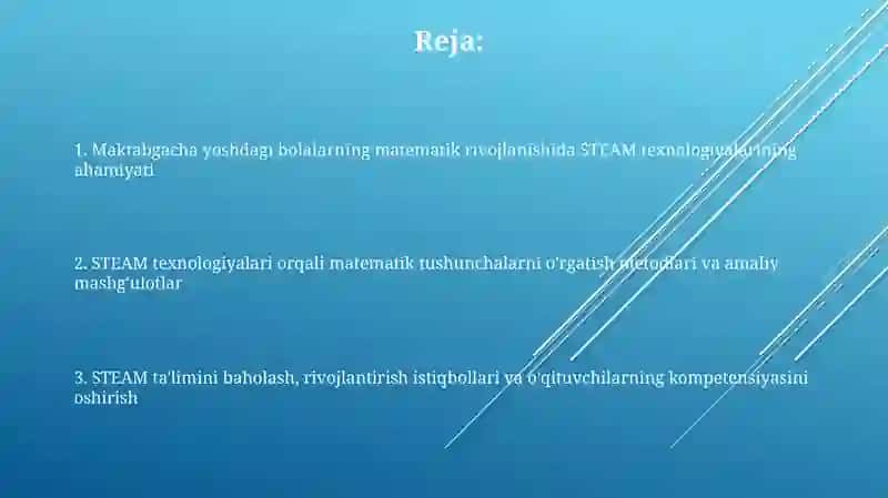 Matematik ta'limida STEAM texnologiyalari 2