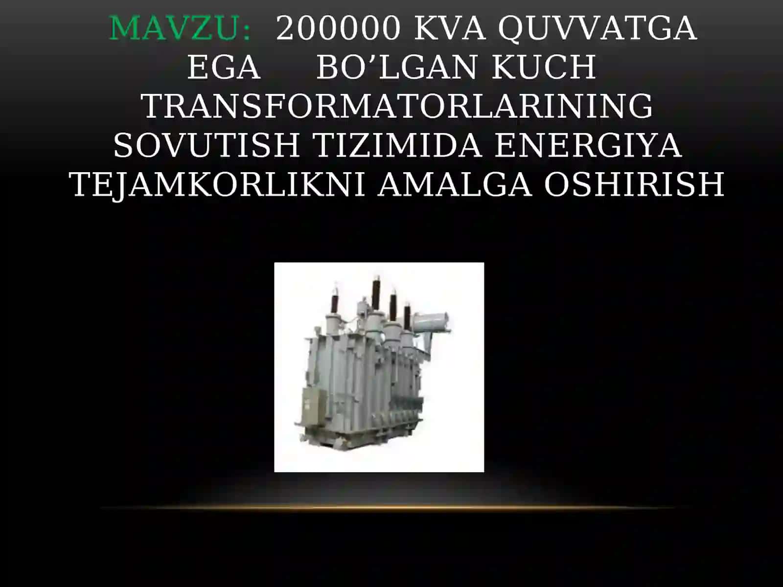 Energiya samaradorlik va tejamkorlikni joriy etishning xalqaro tajribasi 2