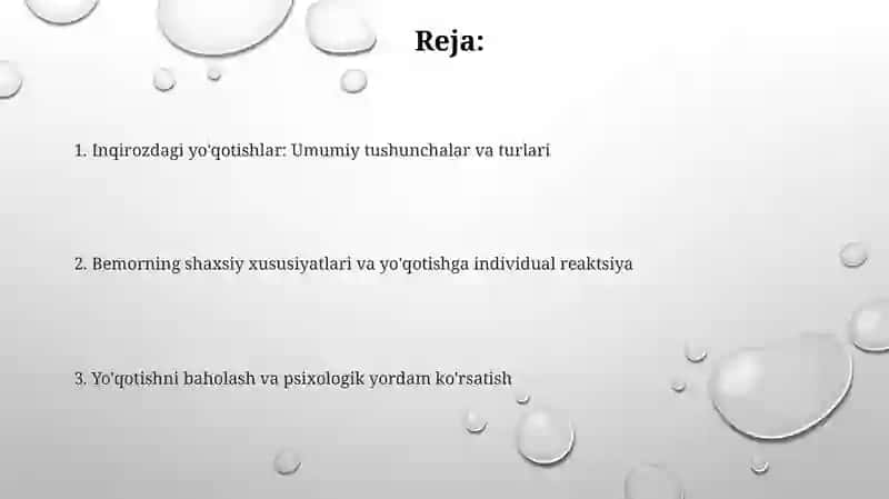 Davolash ishi 2