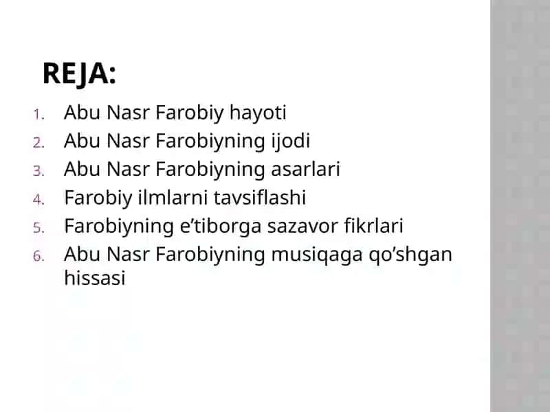 Abu nasr Farobiy va G’azoliyning falsafa faniga oid qarashlari 2