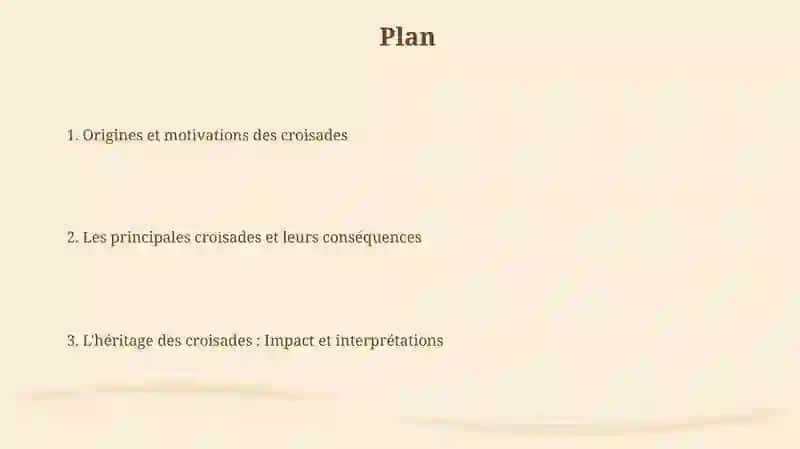 Les croisades 2