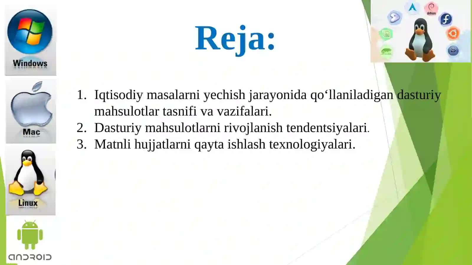 Dasturiy ta'minot va uning rivojlanish tendensiyalari 2
