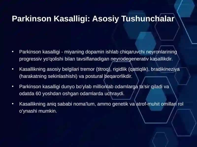 Parkinson kasalligi davolash 2