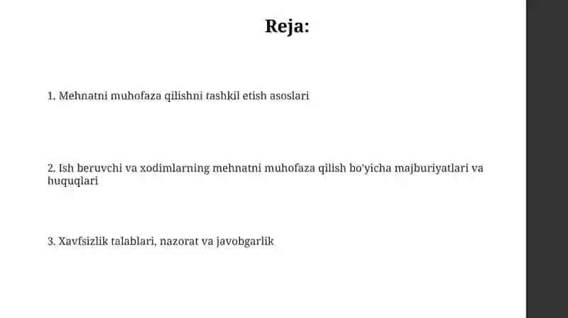 Qishloq xo'jaligi korxonalarida mehnat muhofazasiga oid ishlarni tashkil qilish 2