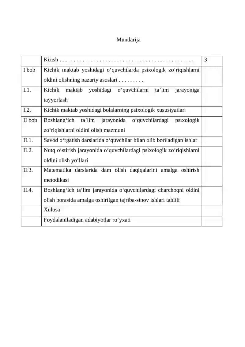 Bolani maktabga tayyorlash 2