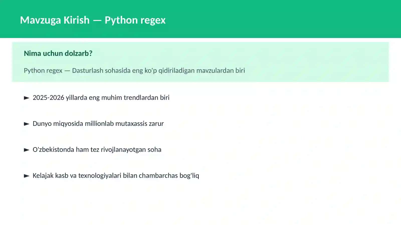 Python regex 2