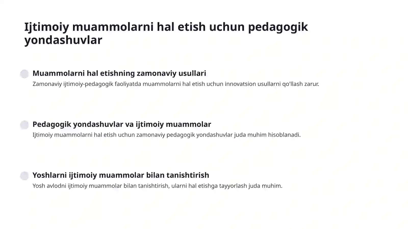 Ijtimoiy-pedagogik faoliyatning asosiy yo'nalishlari va ahamiyati 2