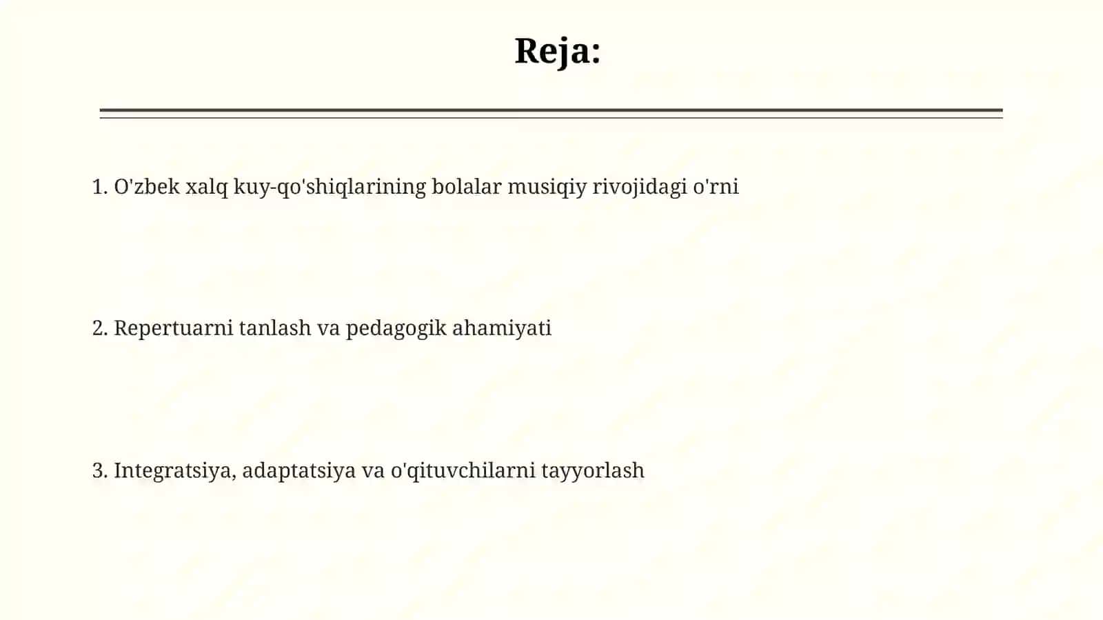 Oʻzbekiston xalq kuylarining bolalar musiqiy taʼlimidagi ahamiyati 2