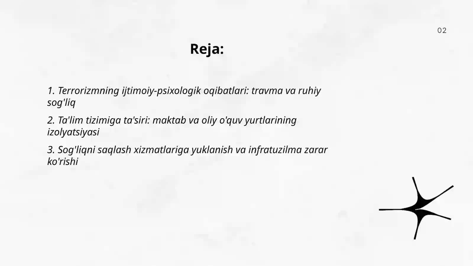 Terrorizmning ijtimoiy va iqtisodiy oqibatlari 2