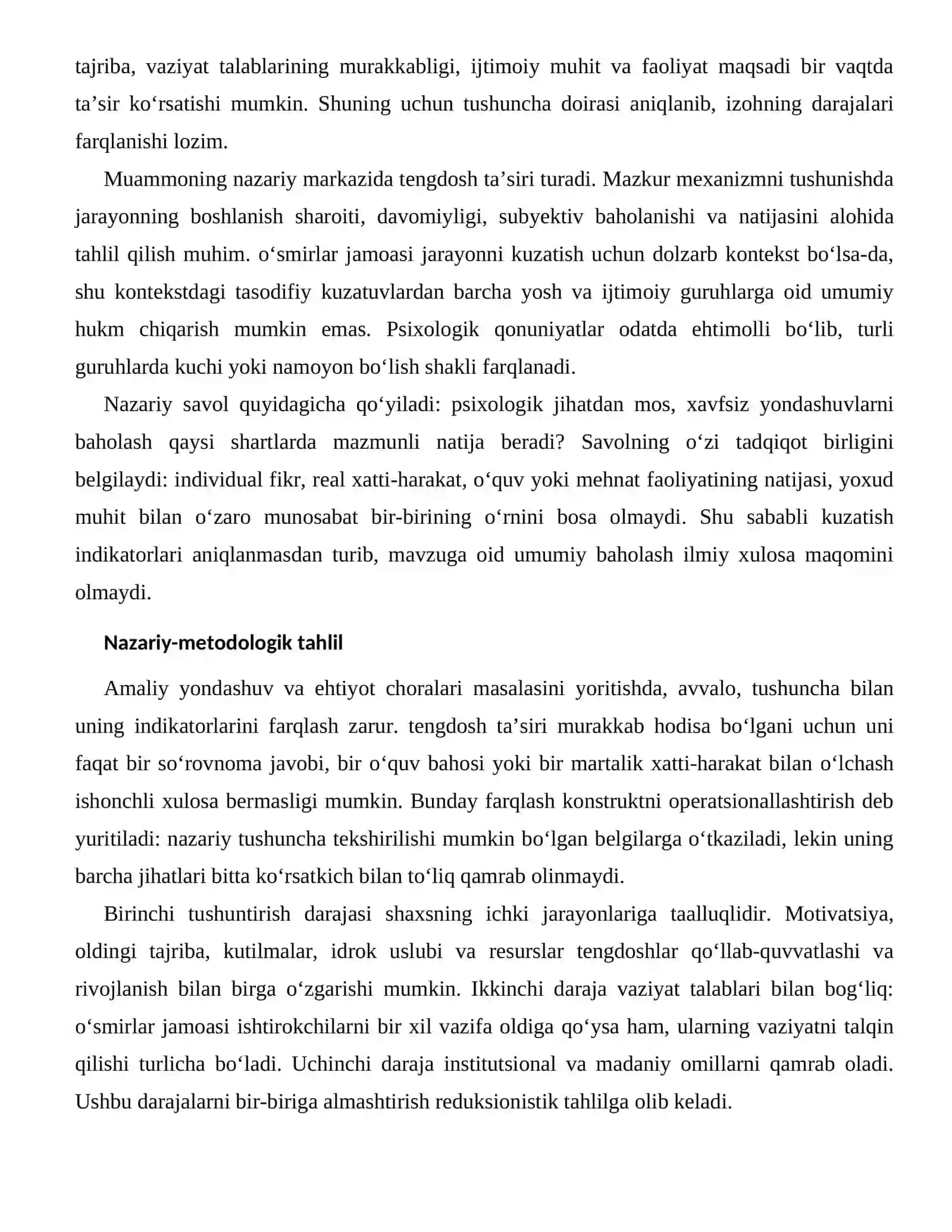 Tengdoshlar Qo‘llab-Quvvatlashi va Rivojlanishning Rivojlantirish va Profilaktika Yo‘llari 2
