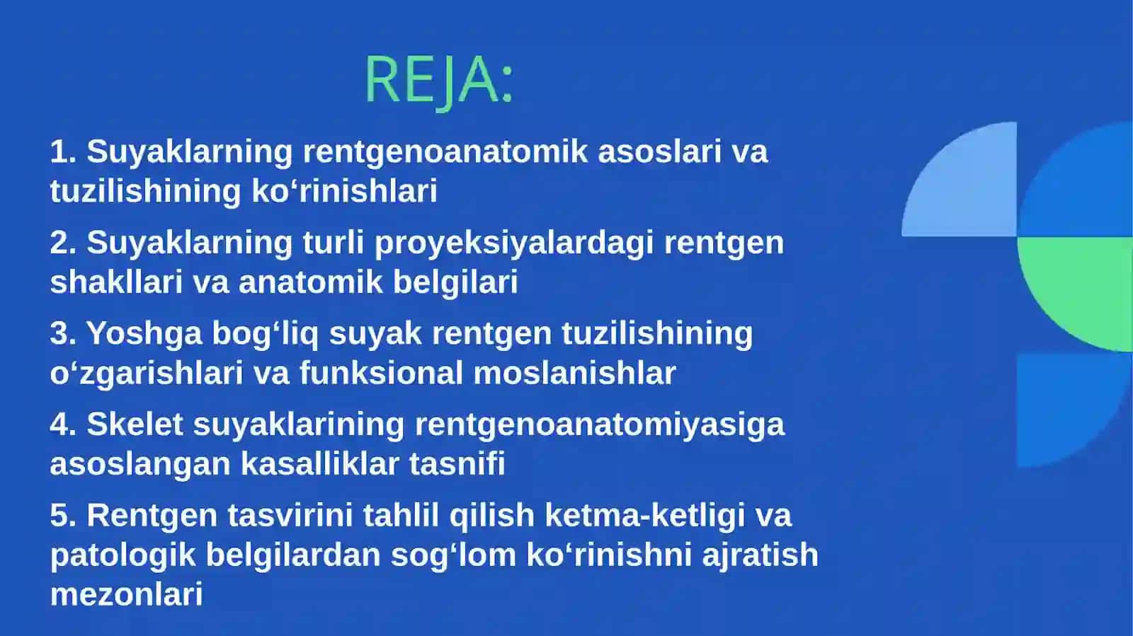 Skelet suyaklarining rentgenanatomiyasi 2