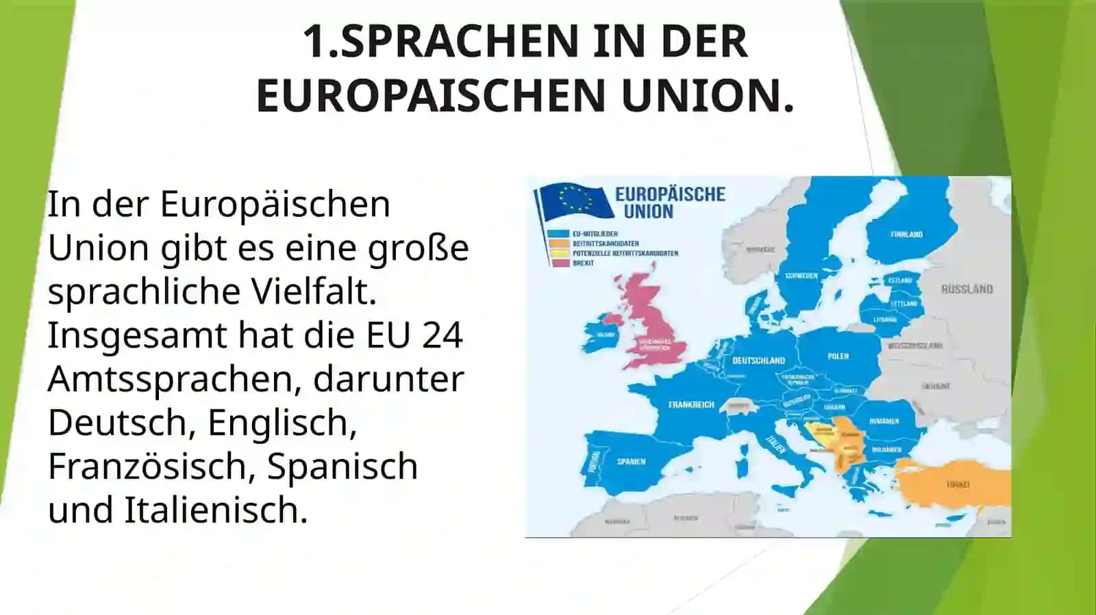 Sprachen in der Europäischen Union 2