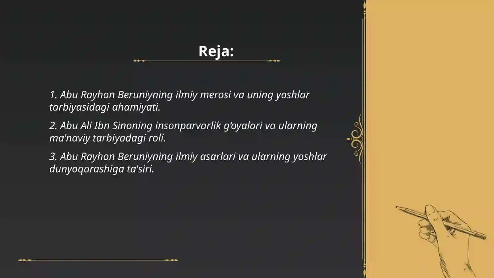 Abu Rayhon Beruniyning ilmiy merosi va uning yoshlar tarbiyasidagi ahamiyati 2