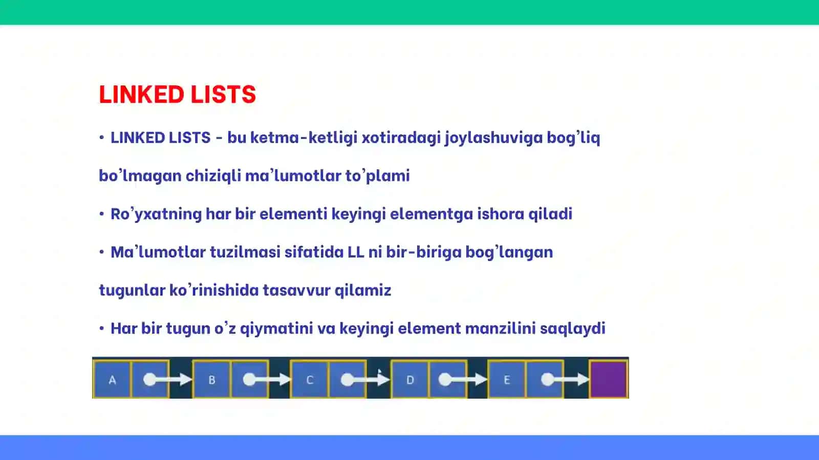 LINKED LISTS 2