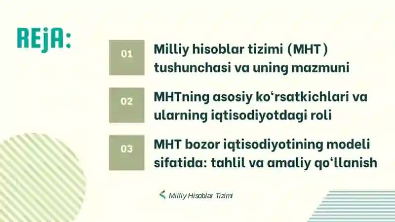 Milliy Hisoblar Tizimi 2