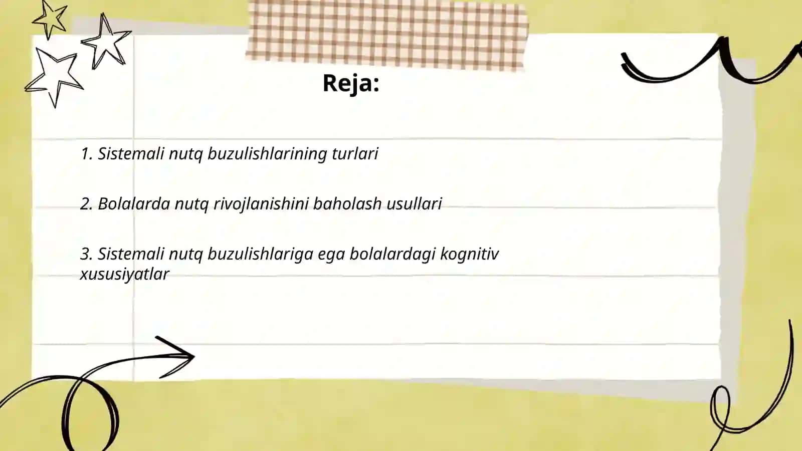 Sistemali nutq buzulishlari bo'lgan bolalarning psixologik xususiyatlari, ularni tekshirish va korreksiyalash 2