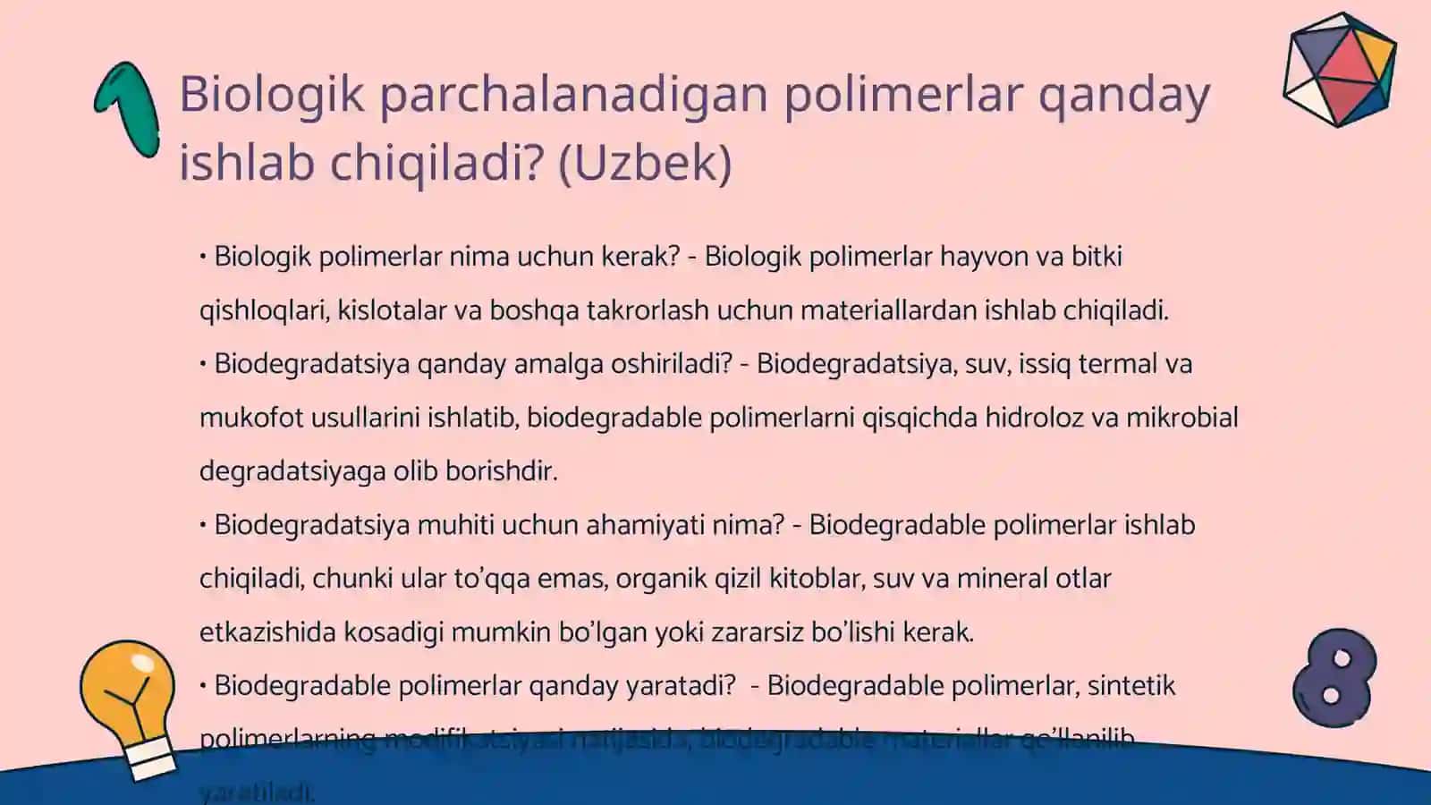 Biologik parchalanadigan polimerlar 2