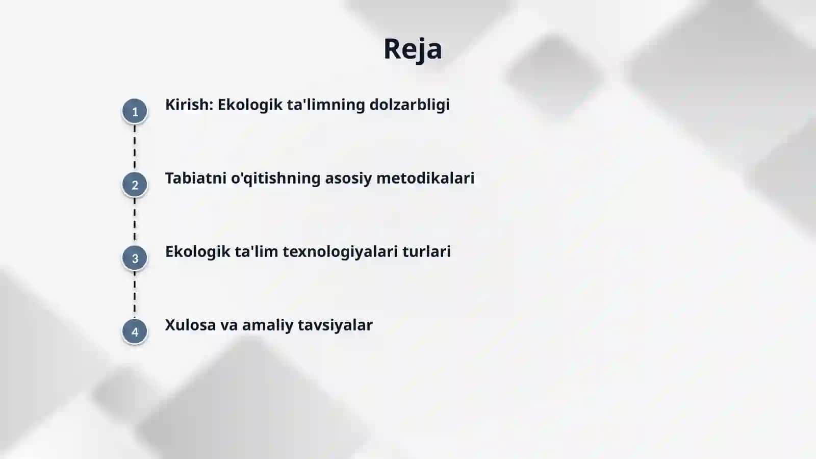 Tabiatni o'qitish metodikasi Ekologik ta'lim texnologiyasi Tabiatni o'qitish texnologiyasining turlari va ularning didaktikt maqsadlari 2