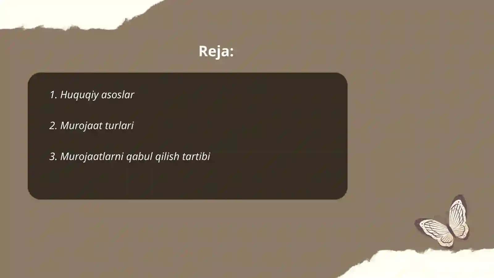 Huquqiy asoslar 2