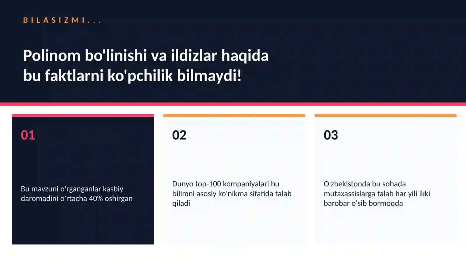 Polinom bo'linishi va ildizlar 2