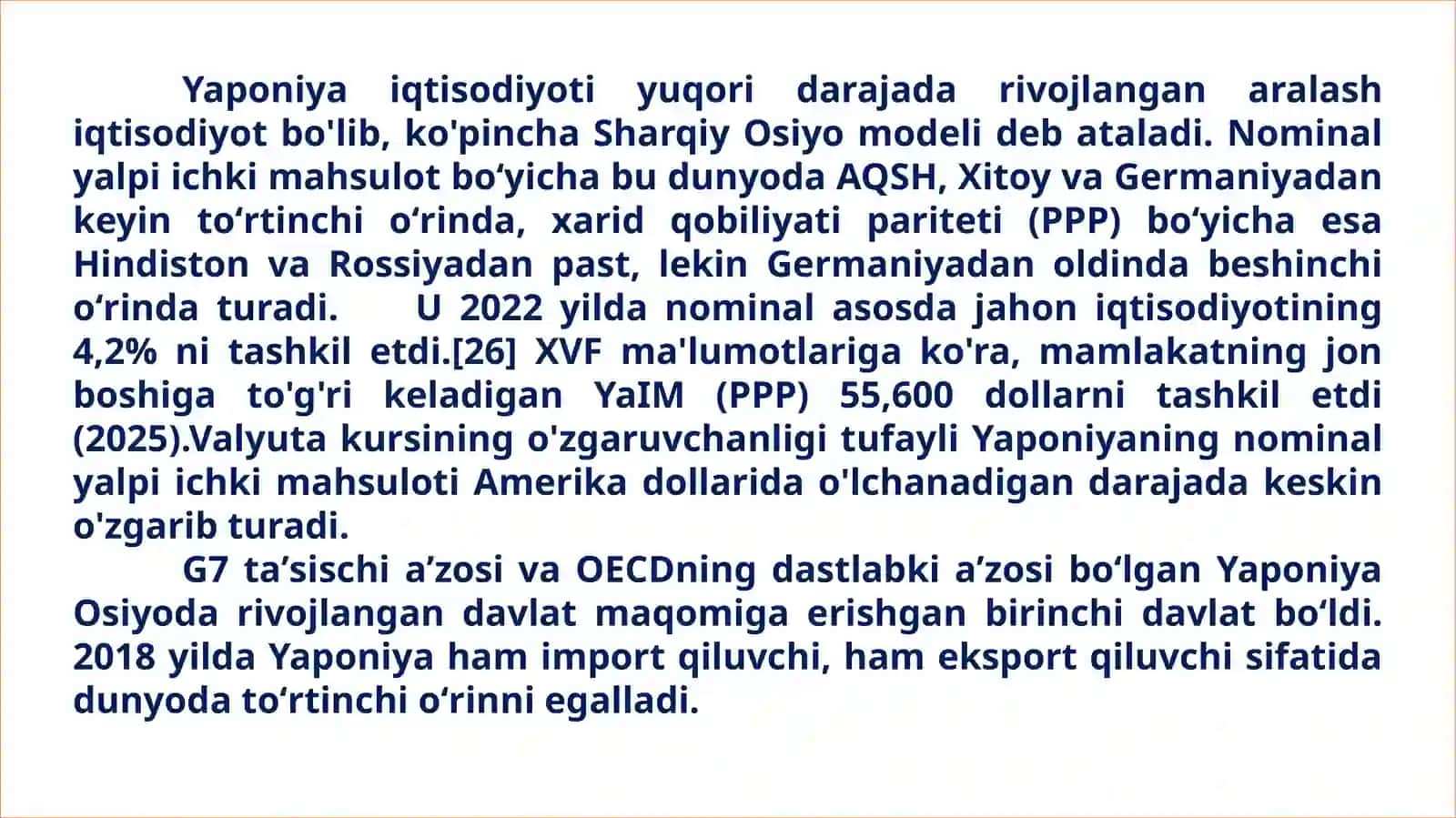 Yaponiya iqtisodiyoti 2
