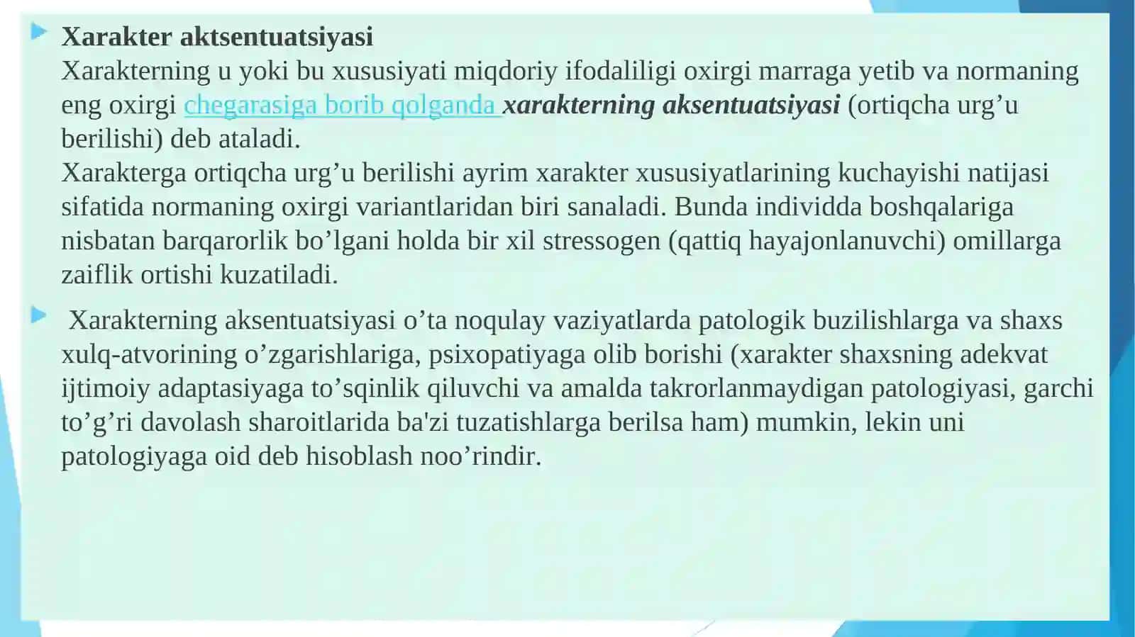Shaxslik sifatlari psixodiagnostikasi 2