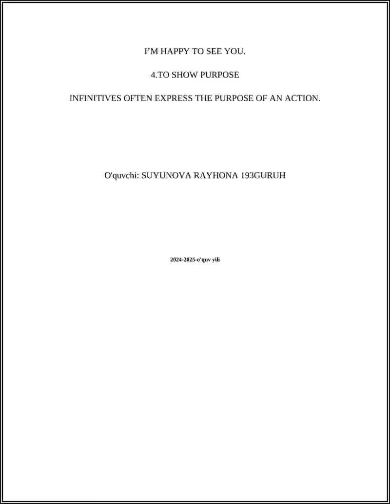 Infinitiv 2