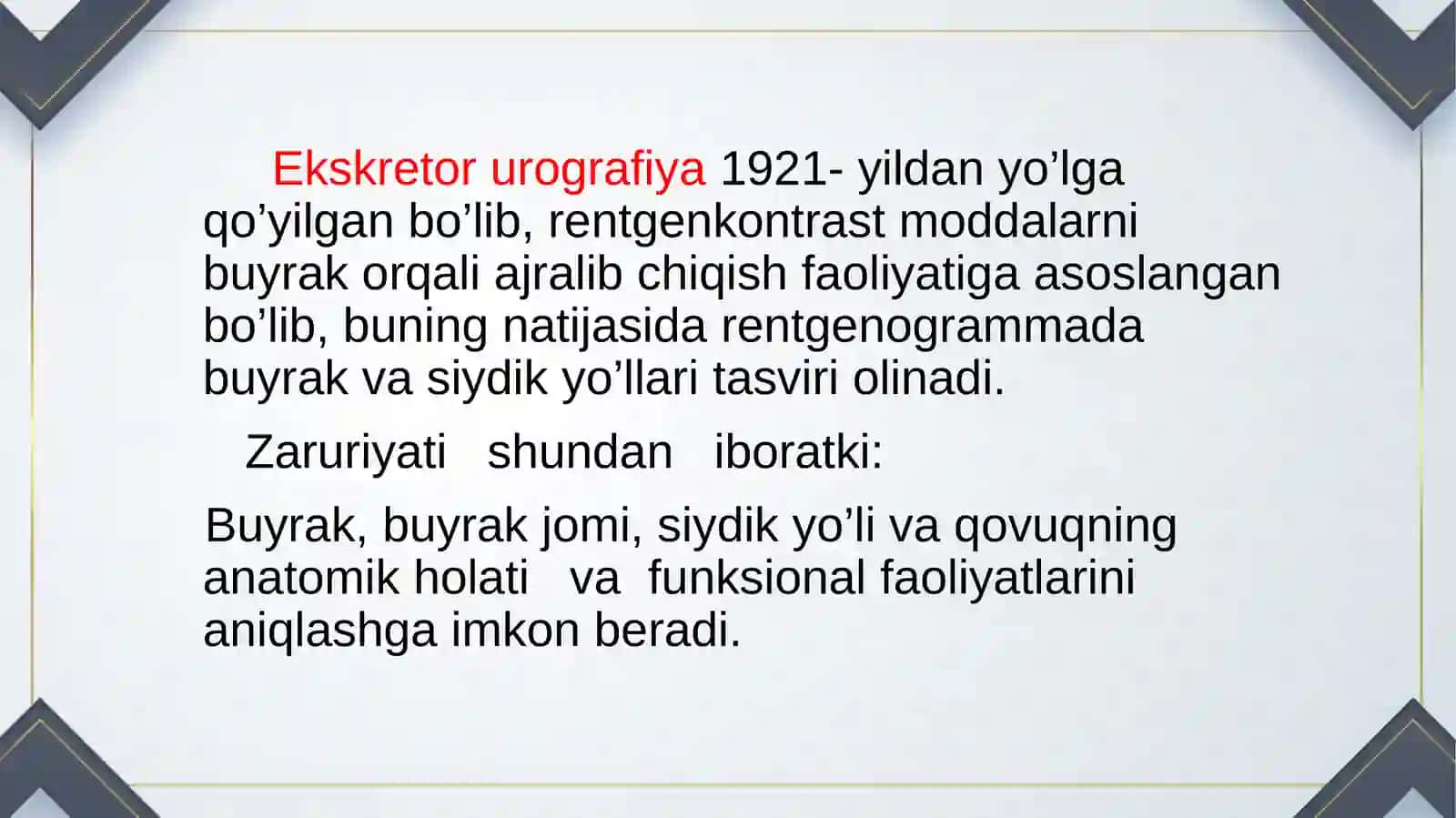 Ekskretor Urografiya 2