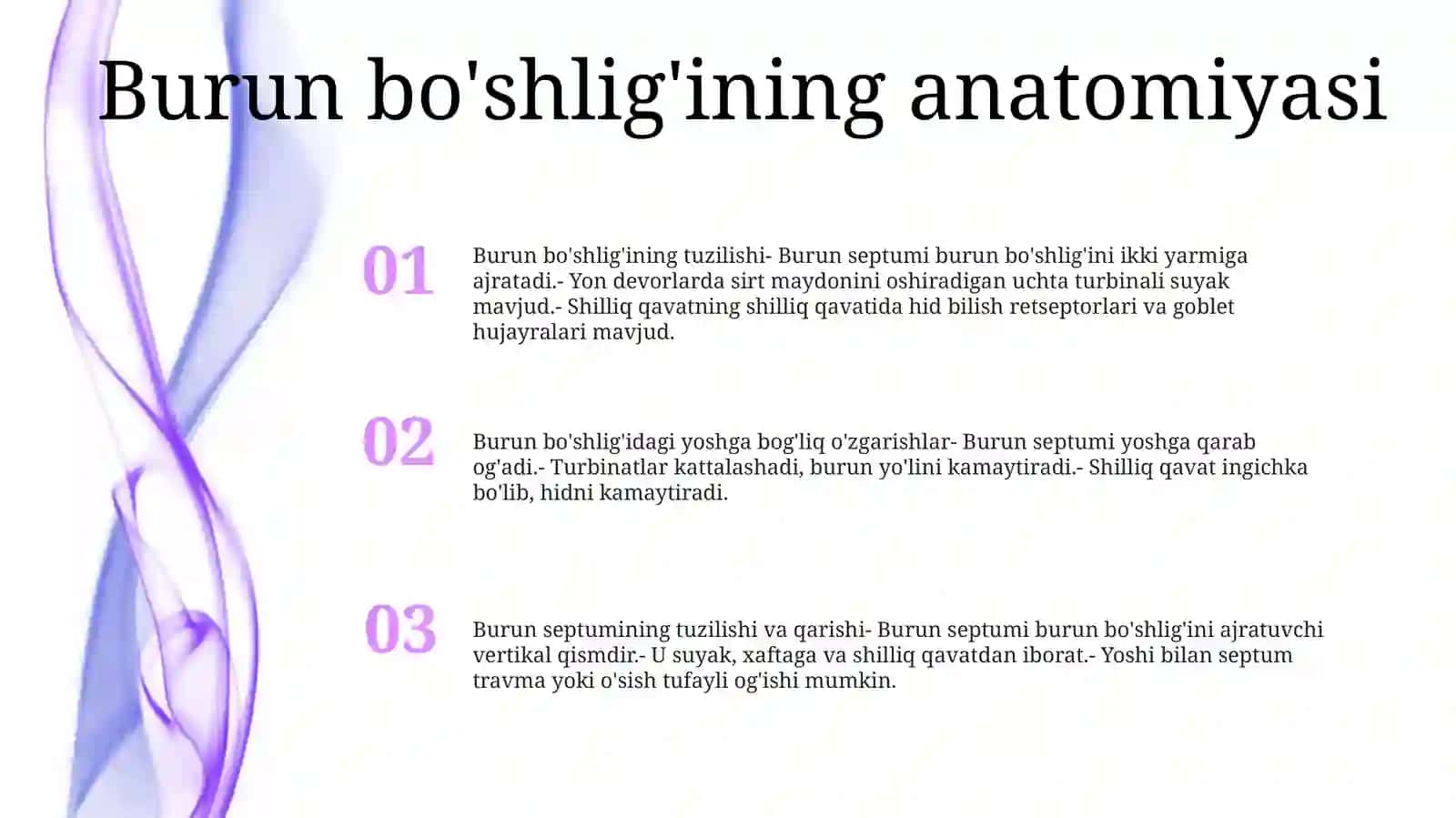 Burun Bo'Shlig'Ining Tuzulishi Va Yoshga Qarab O'Zgarishi.Xiqildoq Va Uning Yoshga Qarab O'Zgarishi 2