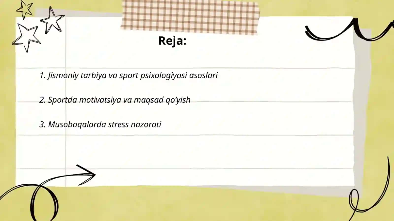 Jismoniy tarbiya va sportda psixologiya 2